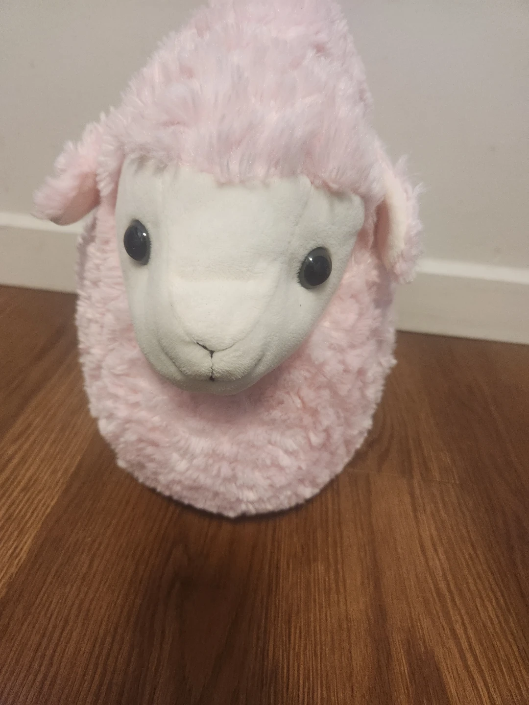 Pink sheep stuffy (used) - photo 2