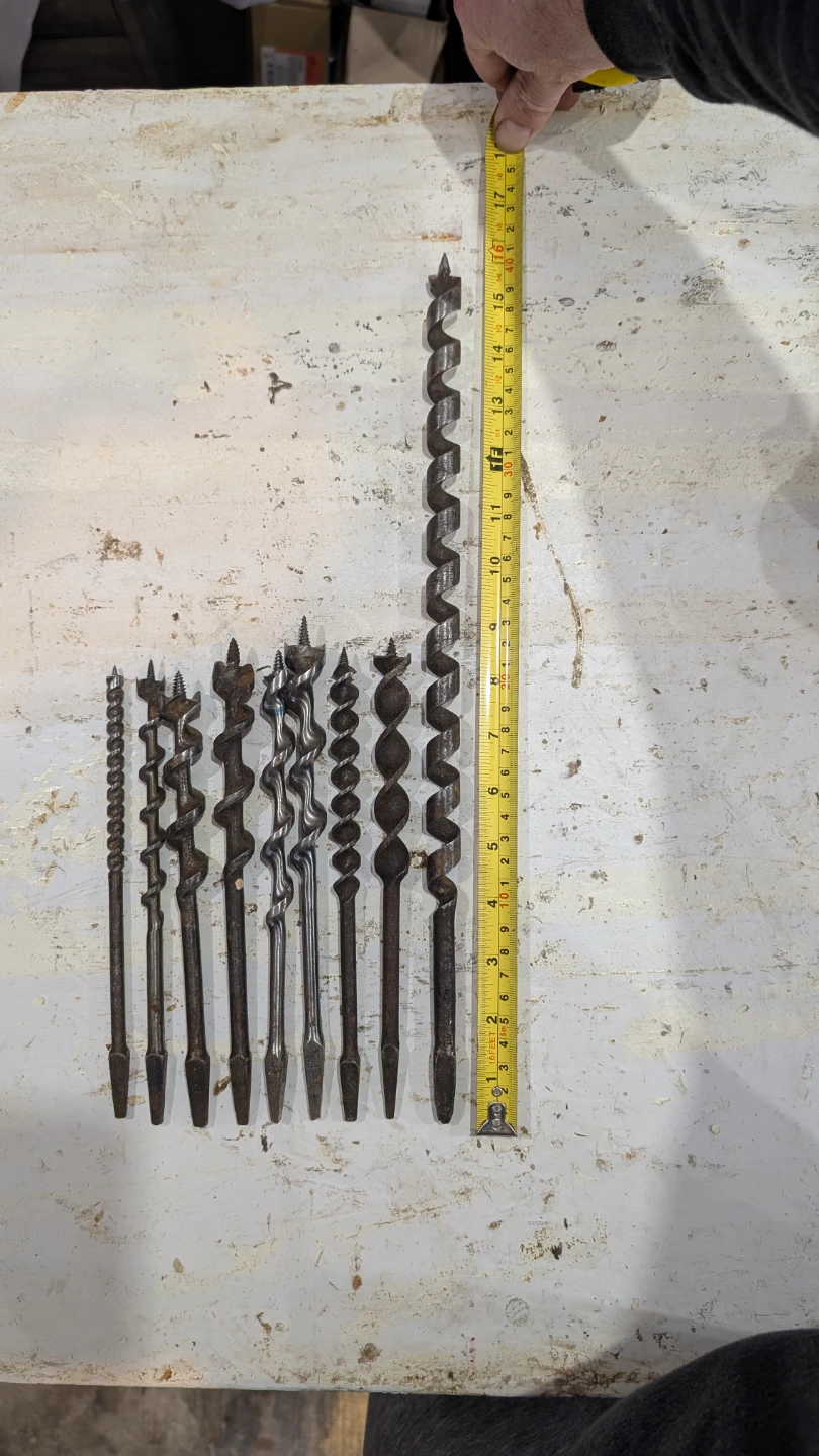Vintage Auger Bit Set - 9 pcs - photo 2
