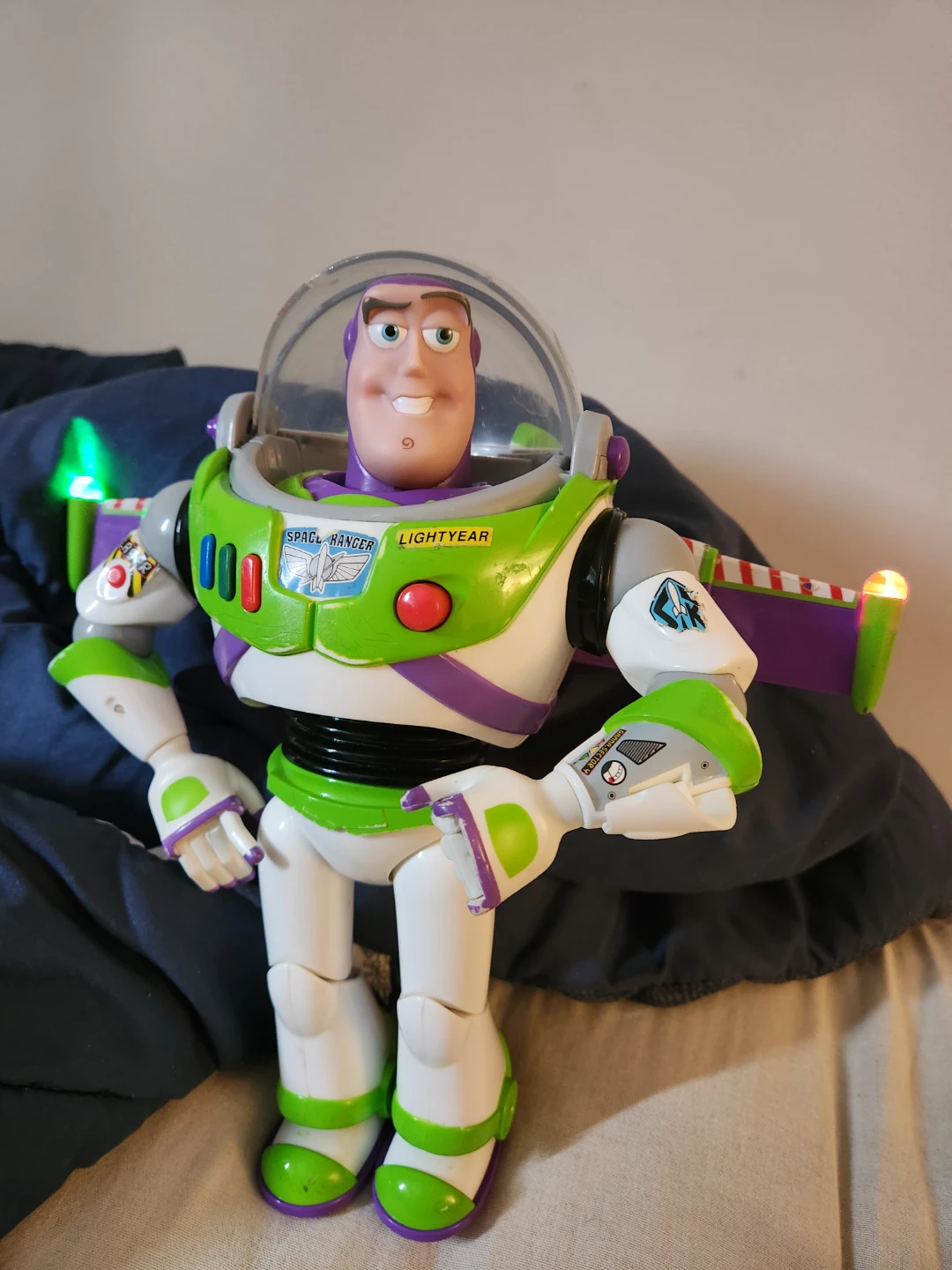 Disney store talking buzz lightyear.