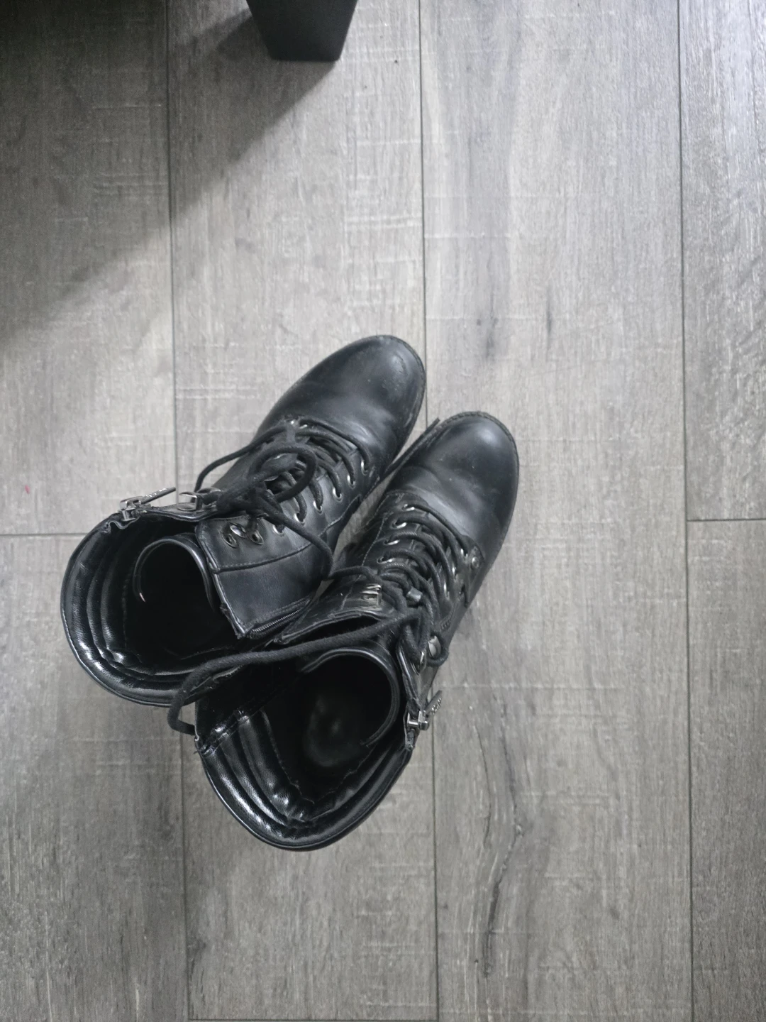 Black Gfginette guess Women's Lace-up Heeled Boots Size 8