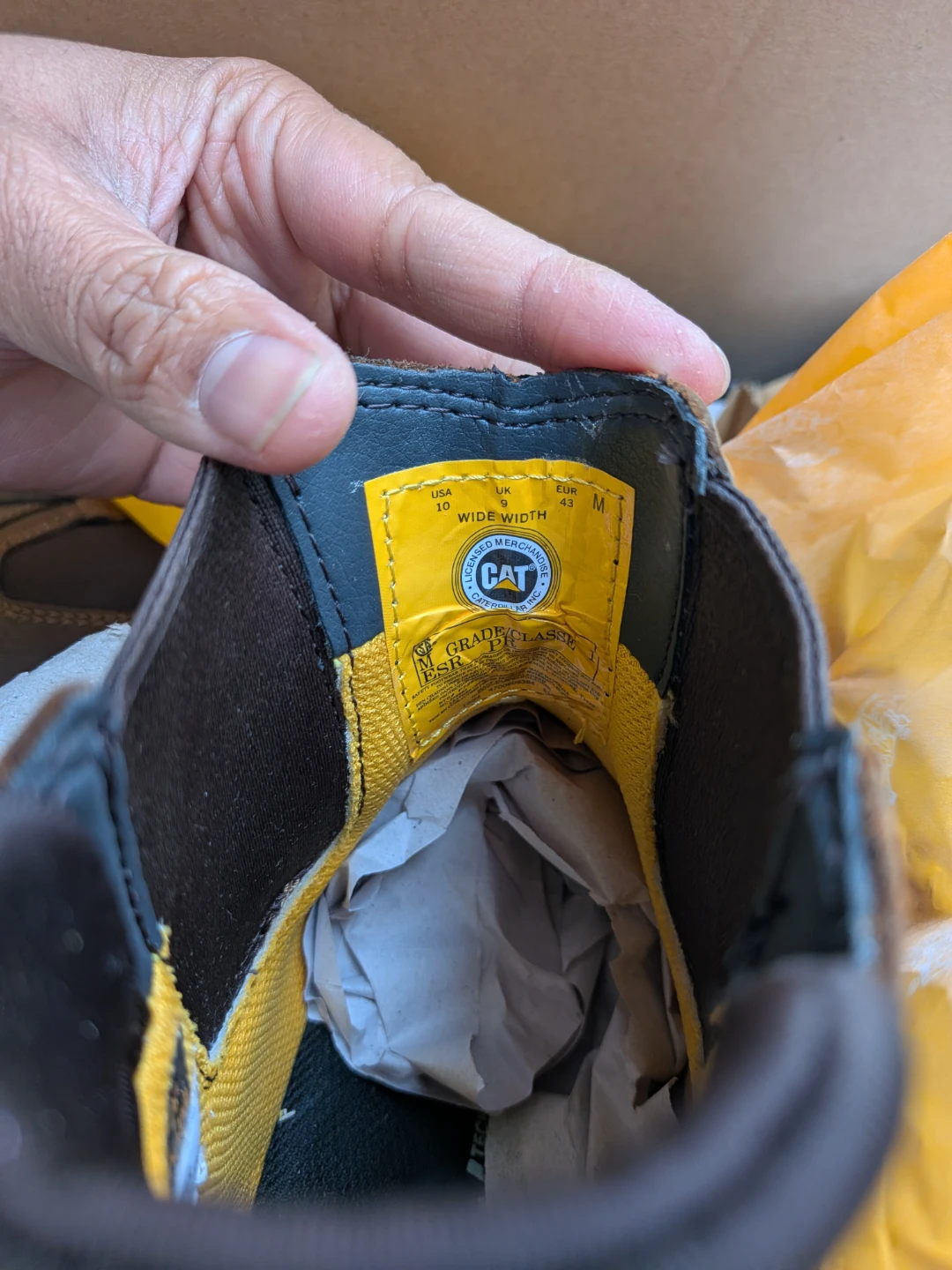 Caterpillar Men's  Chelsea Waterproof Steel Toe Work US10 - photo 3