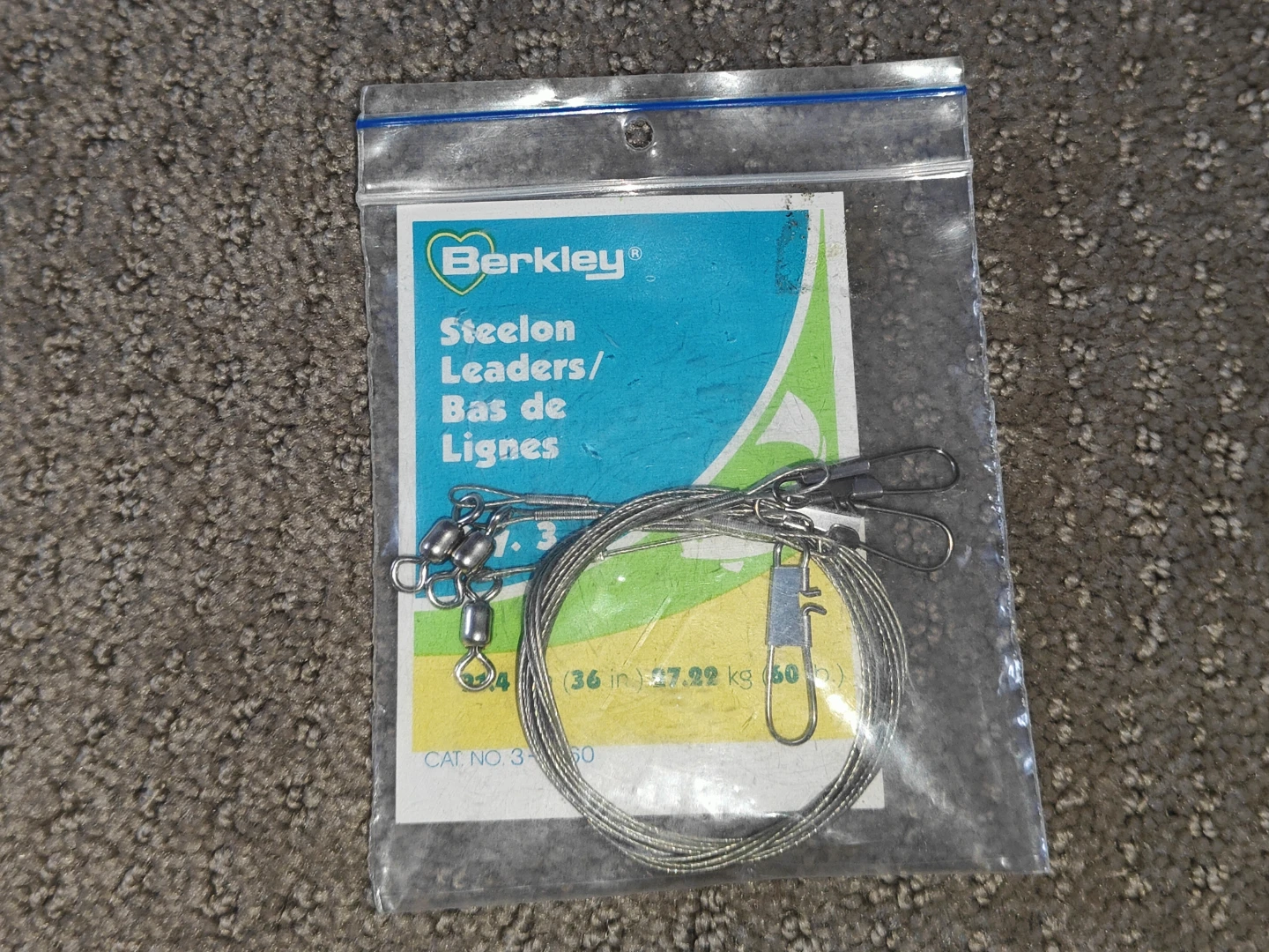 Berkley Fishing Steelon Leaders - 36" 60lbs 3-3660 - Pack of 3