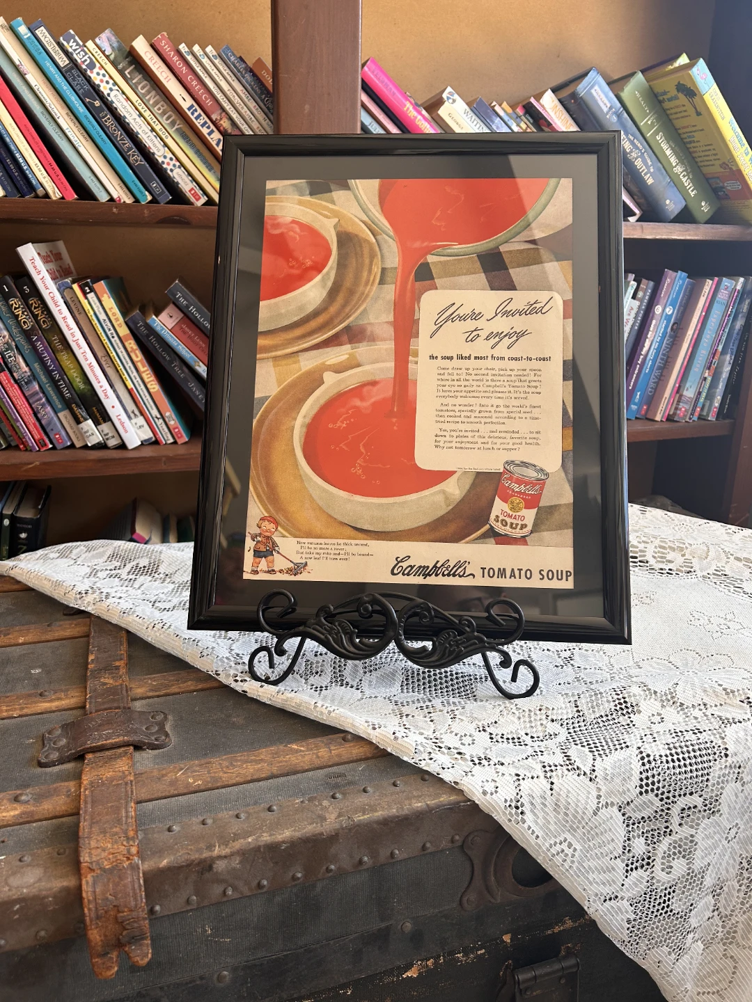 Framed Vintage Life magazine Ads 1939-1945