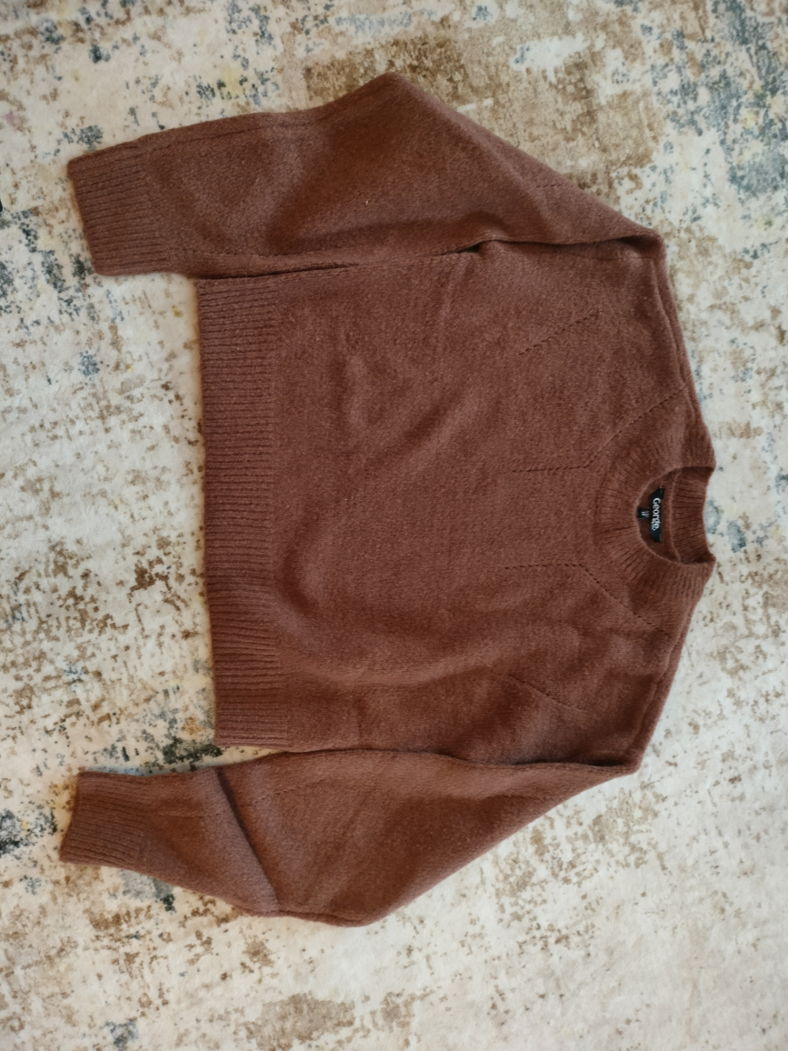 George Women's Crew Sweater XS/TP Brown - photo 2