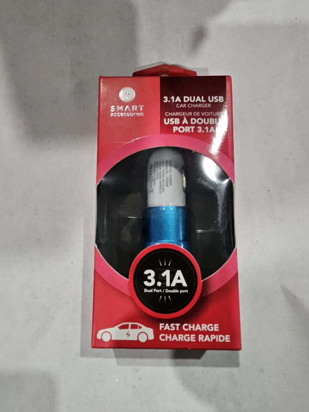 SMART Accessories 3.1A Dual USB Car Charger