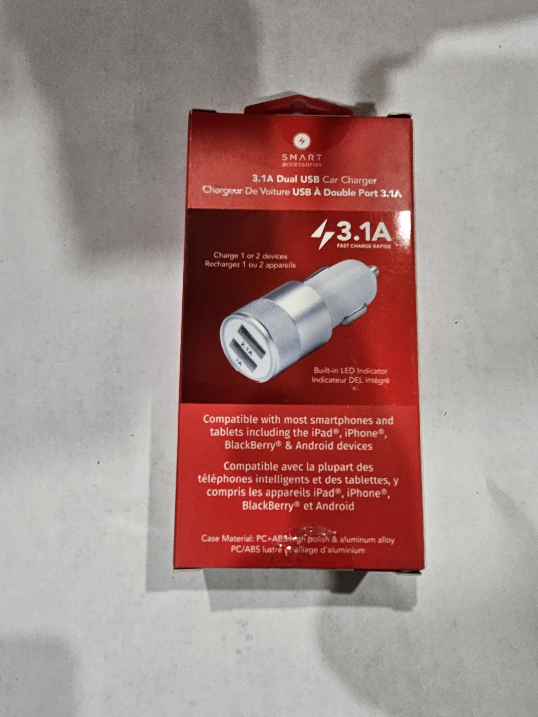 SMART Accessories 3.1A Dual USB Car Charger - photo 2