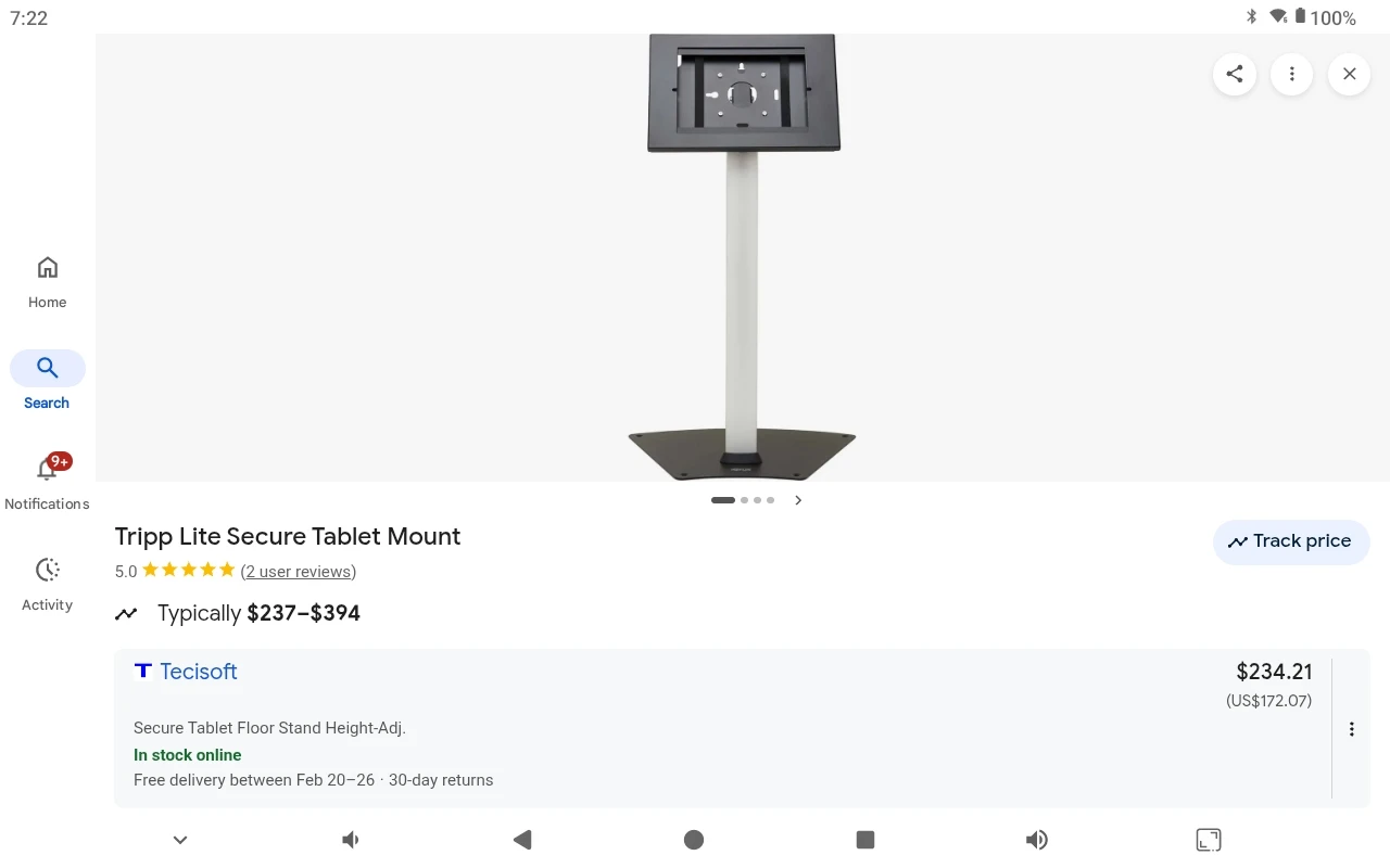Trippe lite secure tablet mount - photo 3