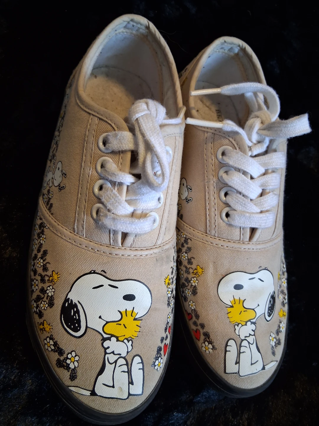 Bradford Exchange Snoopy & Woodstock Canvas Sneakers - photo 2