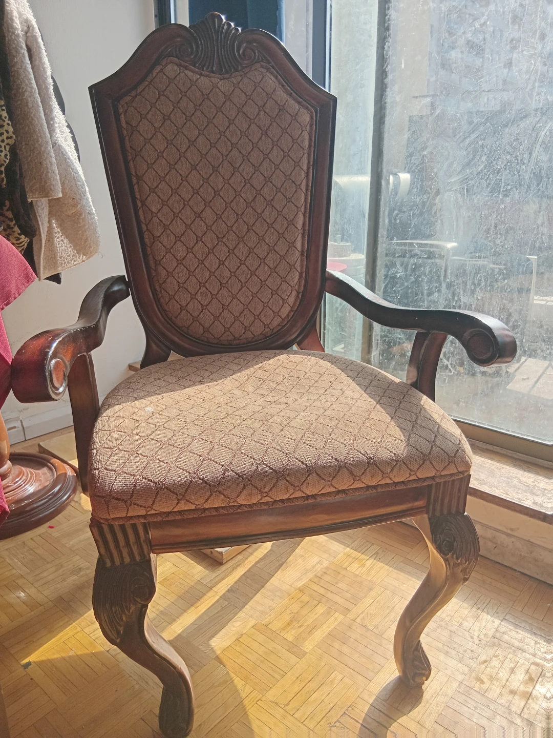 Ornate Wooden Armchair