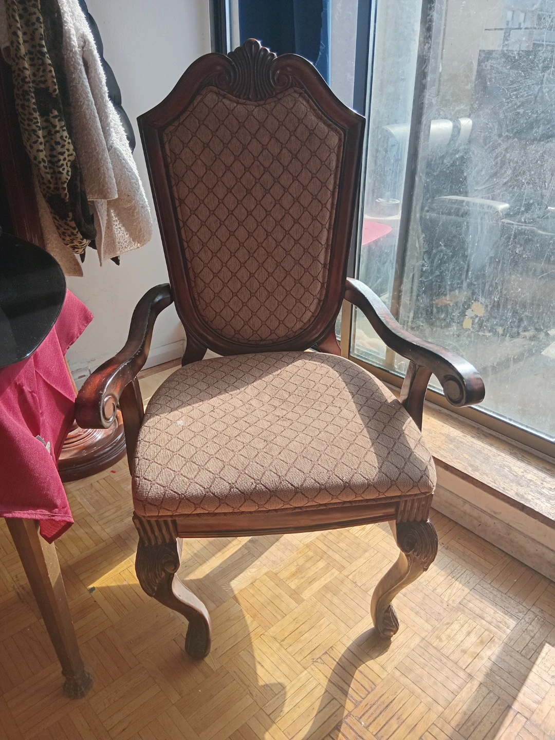 Ornate Wooden Armchair - photo 2
