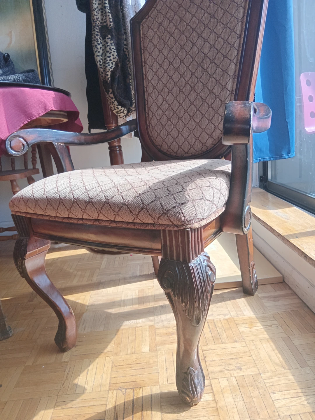 Ornate Wooden Armchair - photo 4