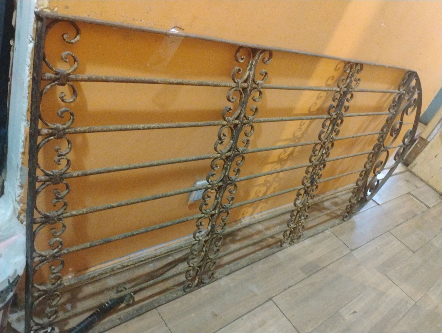 Antique Wrought Iron gate Grille