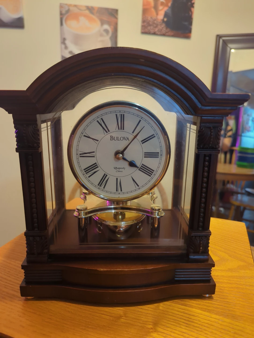 Bulova Rhapsody Chimes Mantel Clock