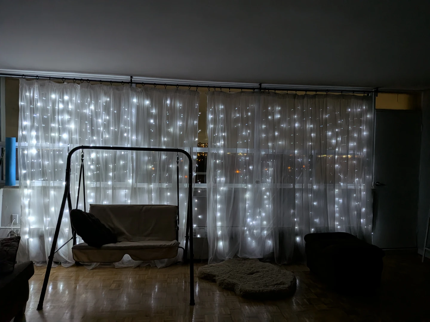 White Fairy String Lights Curtain Lights with curtains - photo 2