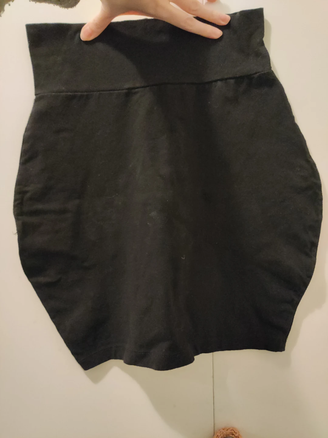 Black High-Waisted Mini Skirt