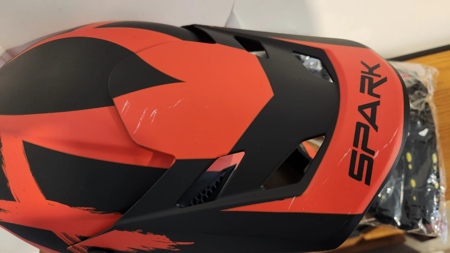 Spark Off-Road Helmet with Goggles and Gloves - photo 2