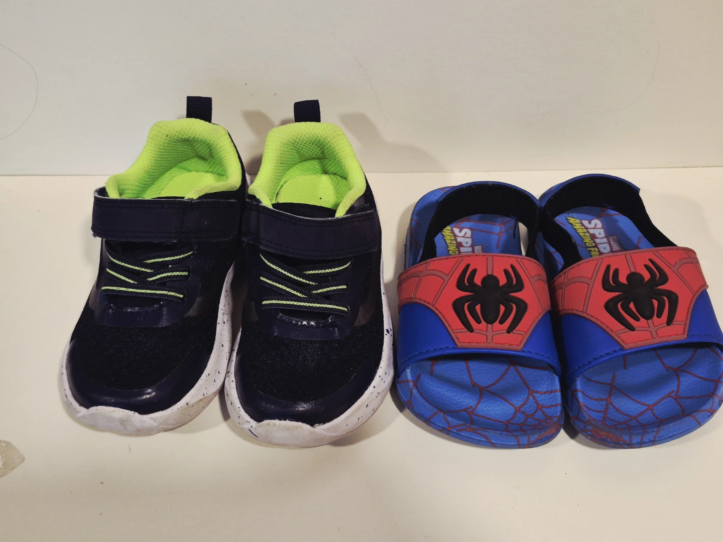 Spider-Man Navy Velcro Sandals  and shoe sets