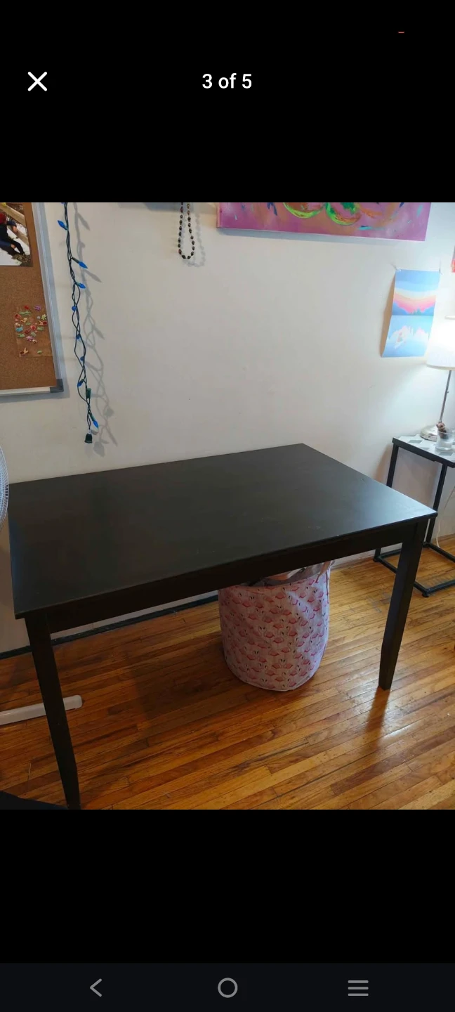 Dark Brown Dining Table - photo 3