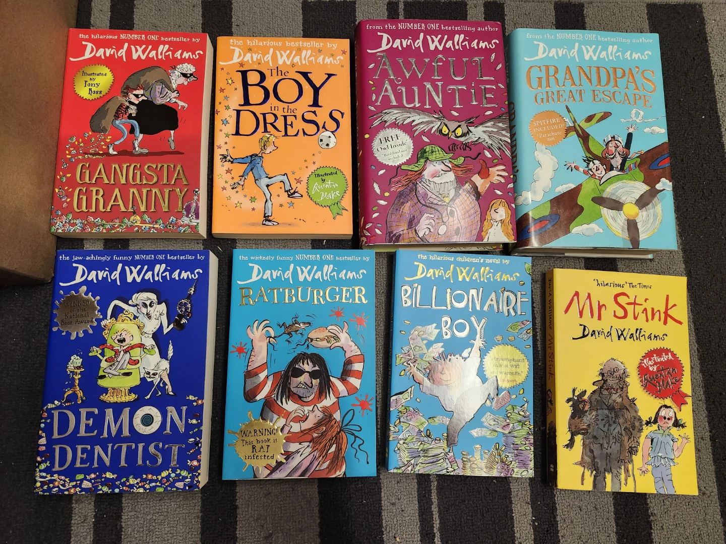 8 Books by David Walliams