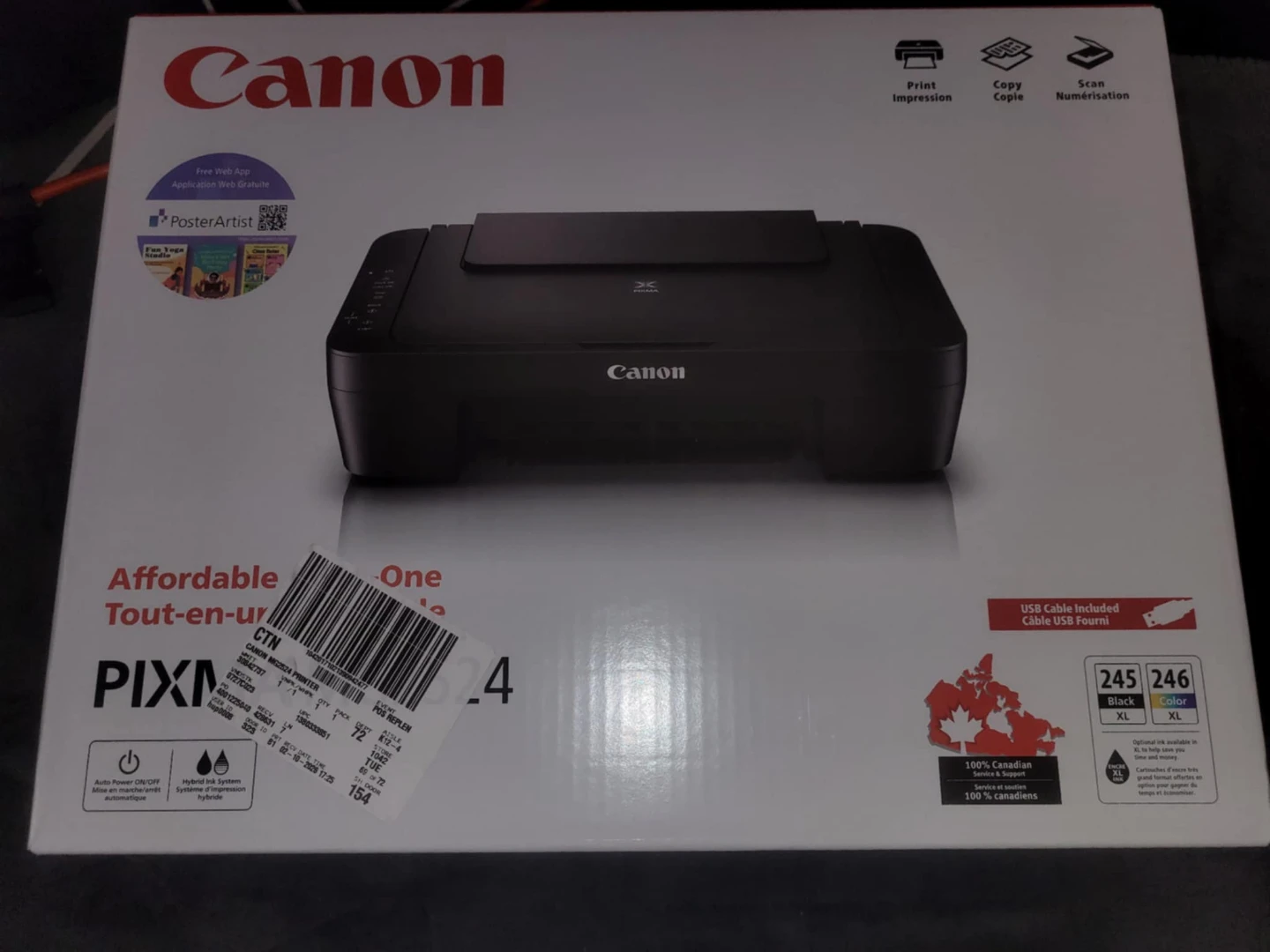 Canon PIXMA MG2524 All-in-One Printer - photo 2