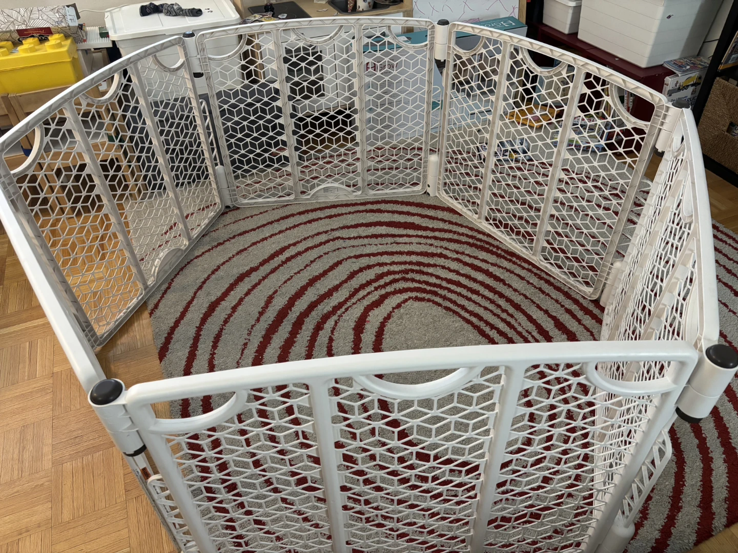 White Plastic Playpen Gate