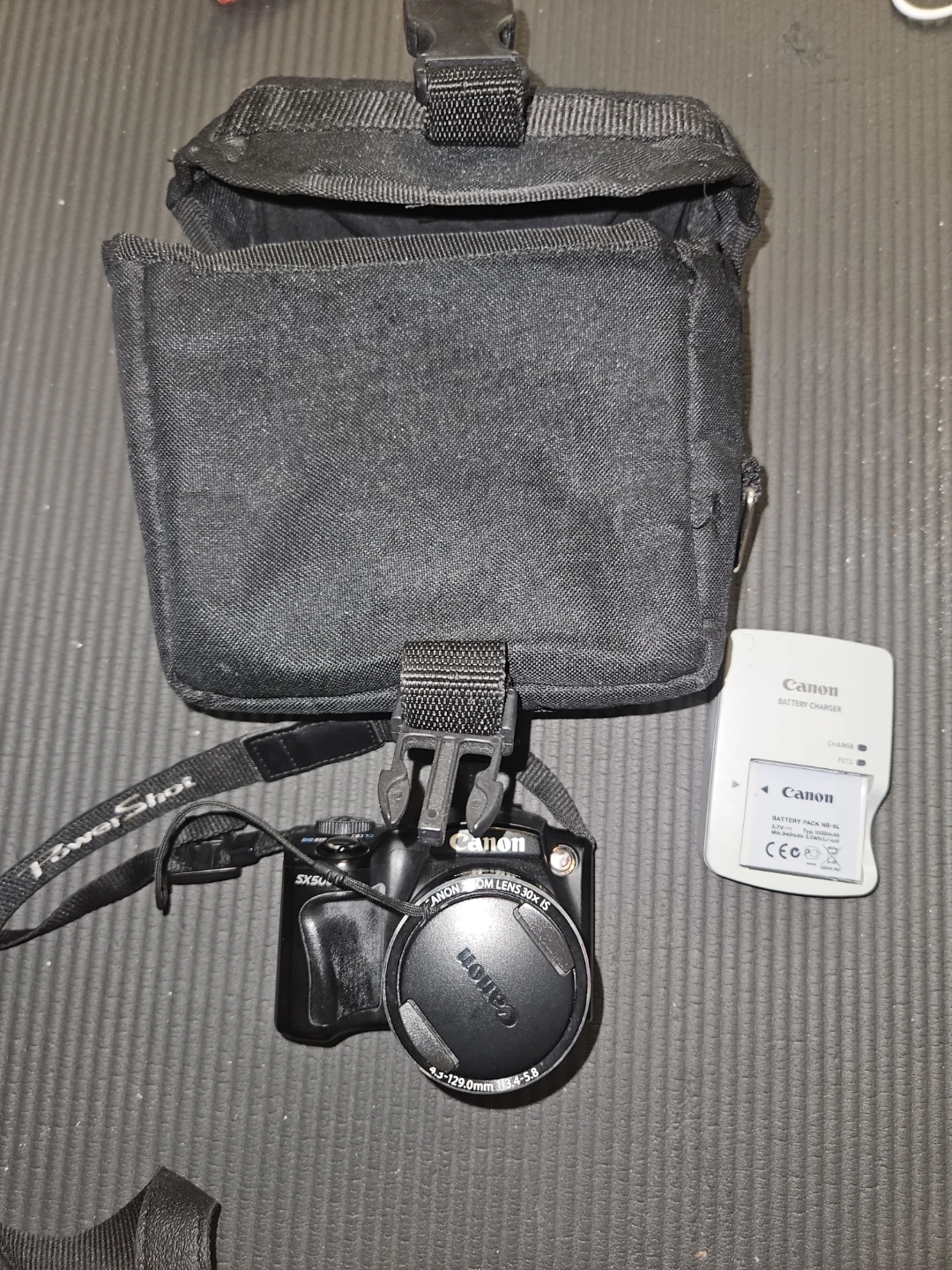 Canon PowerShot SX500 IS Digital Camera with Case and Charger - photo 3