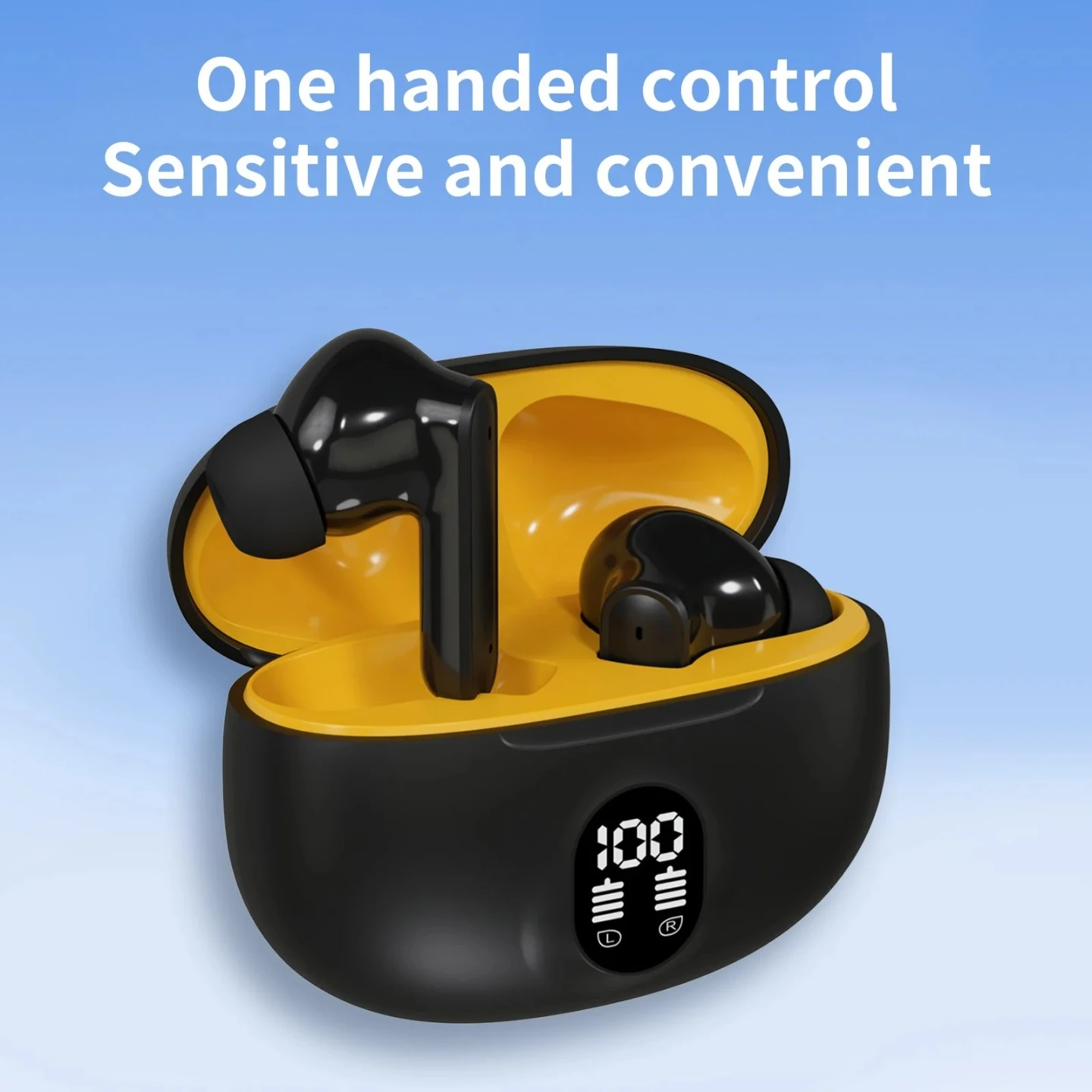 New True Wireless Earbuds Bluetooth 5.3 Noise Reduction - Black - photo 4