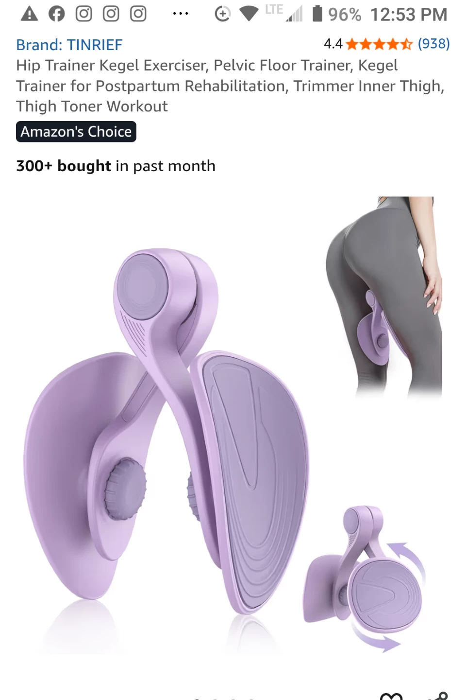 MEXLYCA Kegel Thigh Trainer