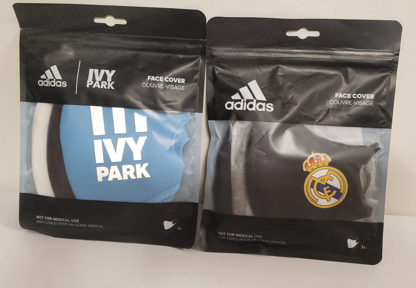 Brand new Adidas Face Cover 3Pcs Each Pack $15 - photo 2