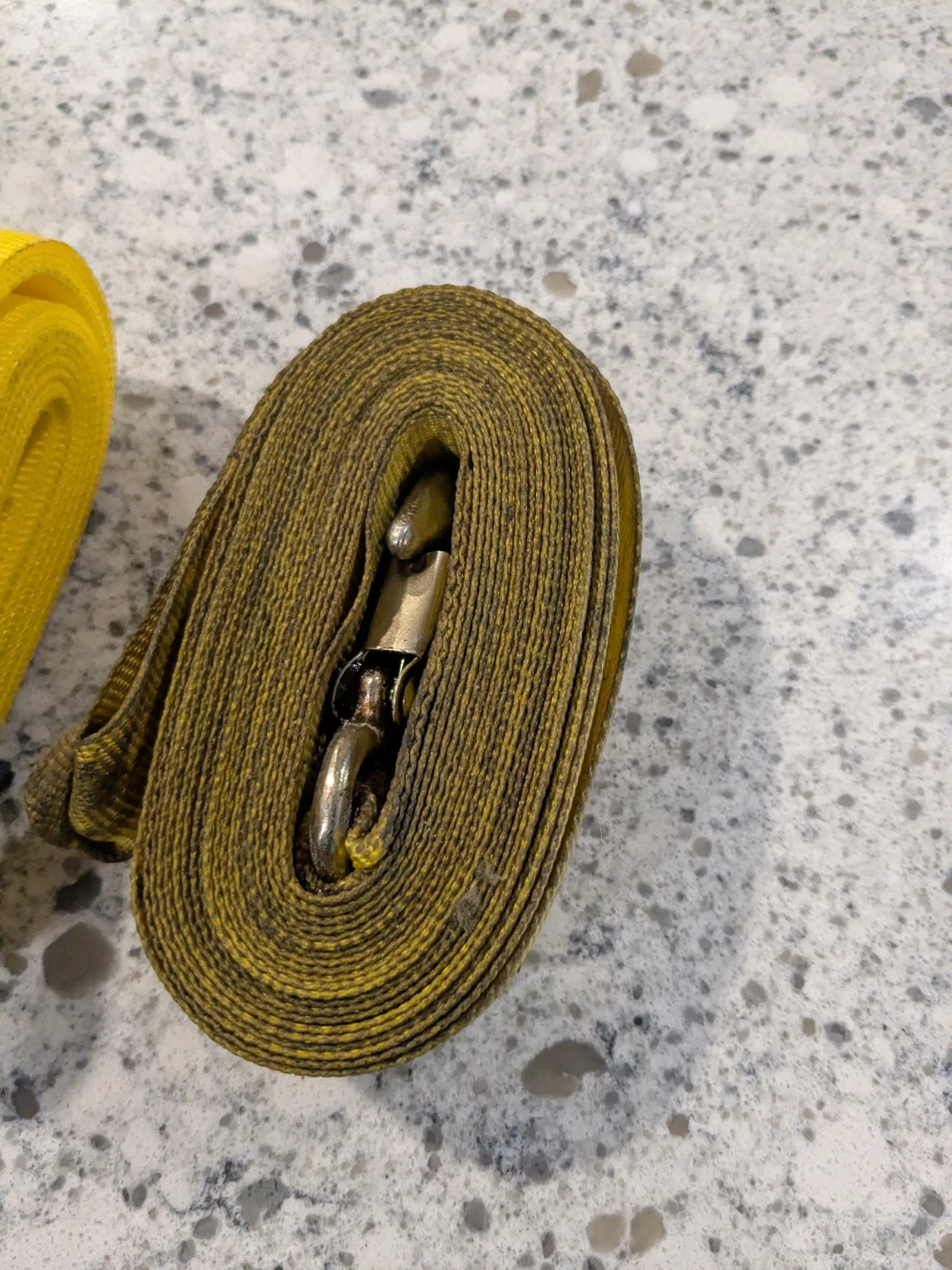 Yellow Tow Straps with Hooks - photo 3