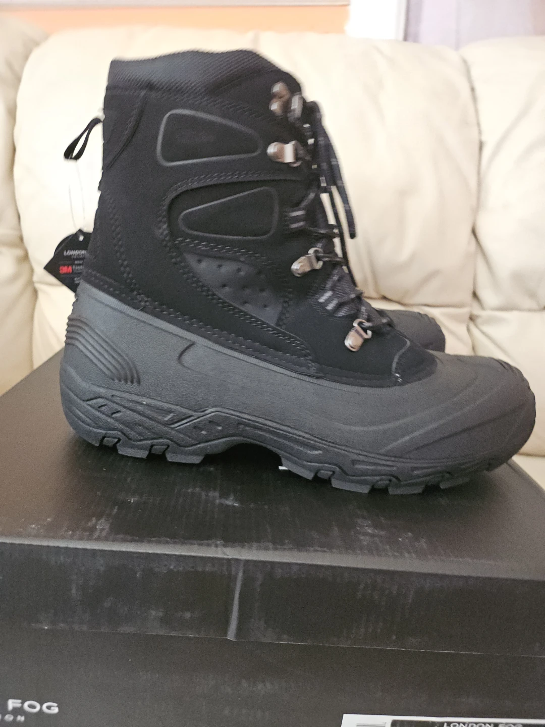London Fog Black Winter Boots - Size 10 - photo 4