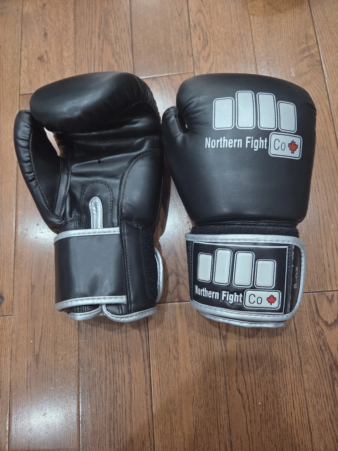 Northern Fight Co. Black Boxing Gloves - 8oz