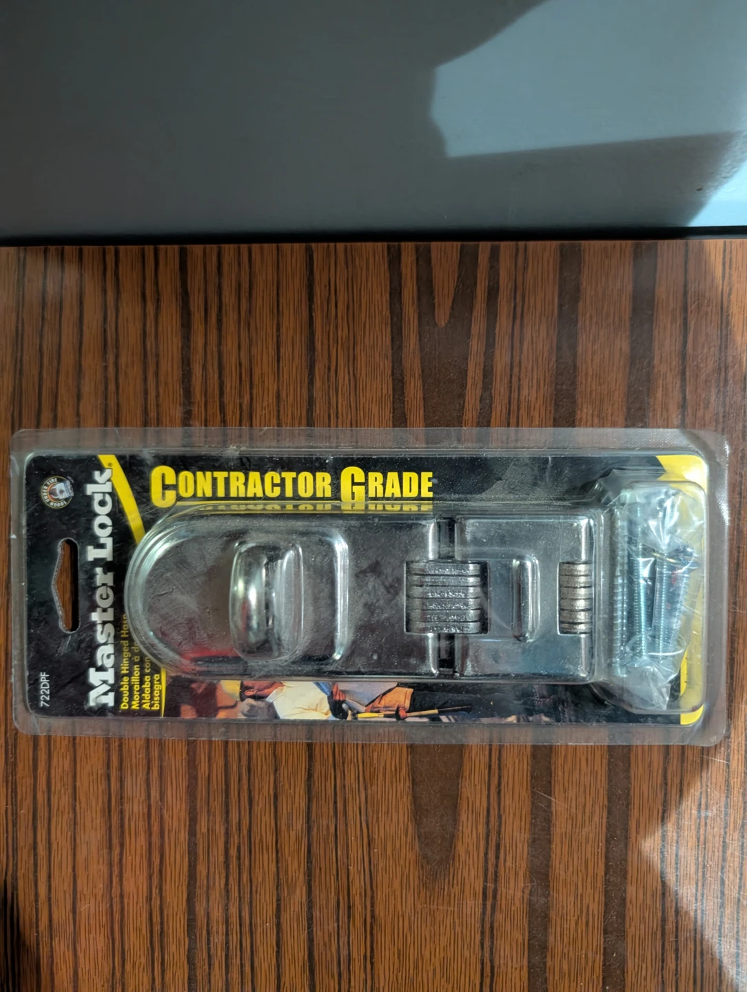 New MasterLock Contractor Double Hinged Hasp, retail $29