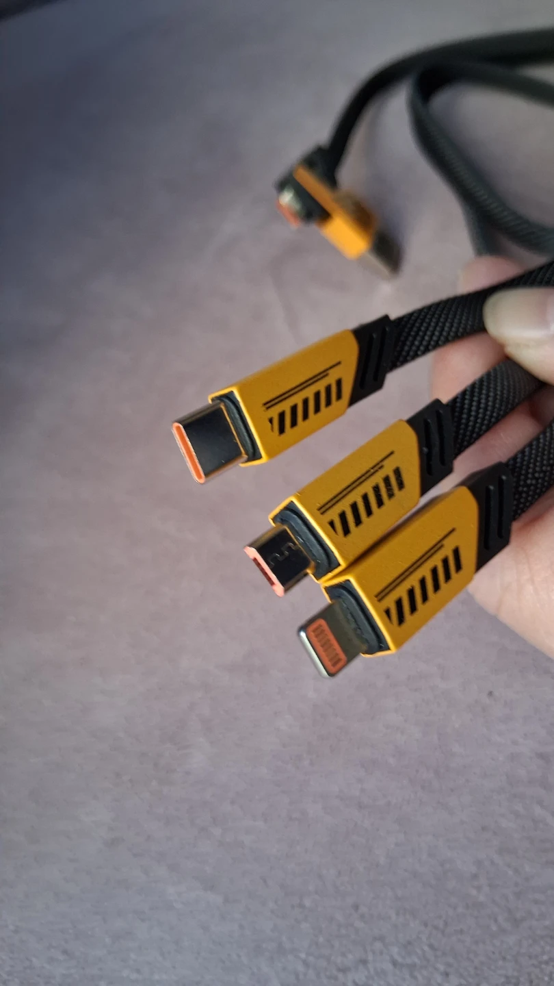 Ultra Fast Charging Data Cable, Micro, Type C, Lightning - photo 4