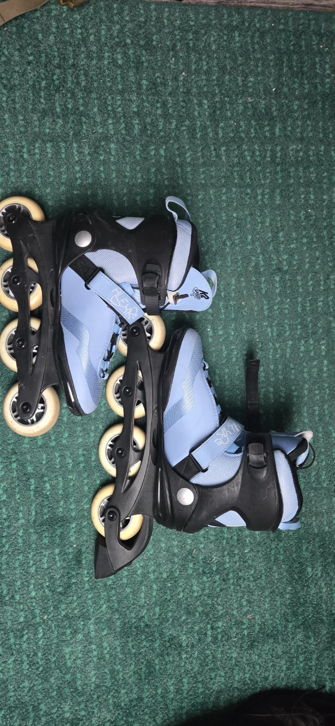 K2 Speed Flex Inline Skates - Blue Size 8 U.S
