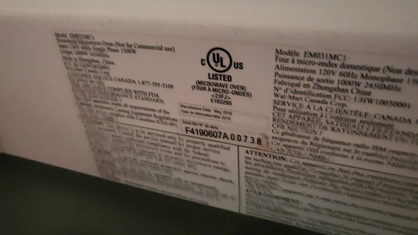 Hamilton Beach Stainless Steel Microwave Oven - photo 3