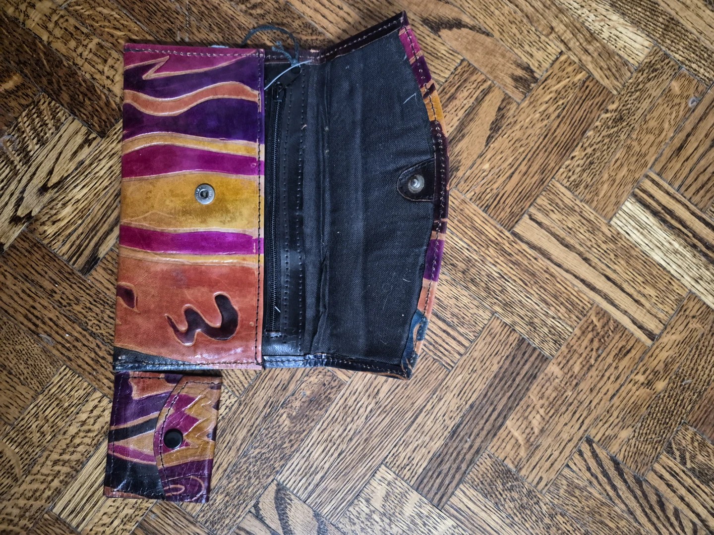 Genuine Leather Clutch Wallet and Coin Purse Set - photo 2