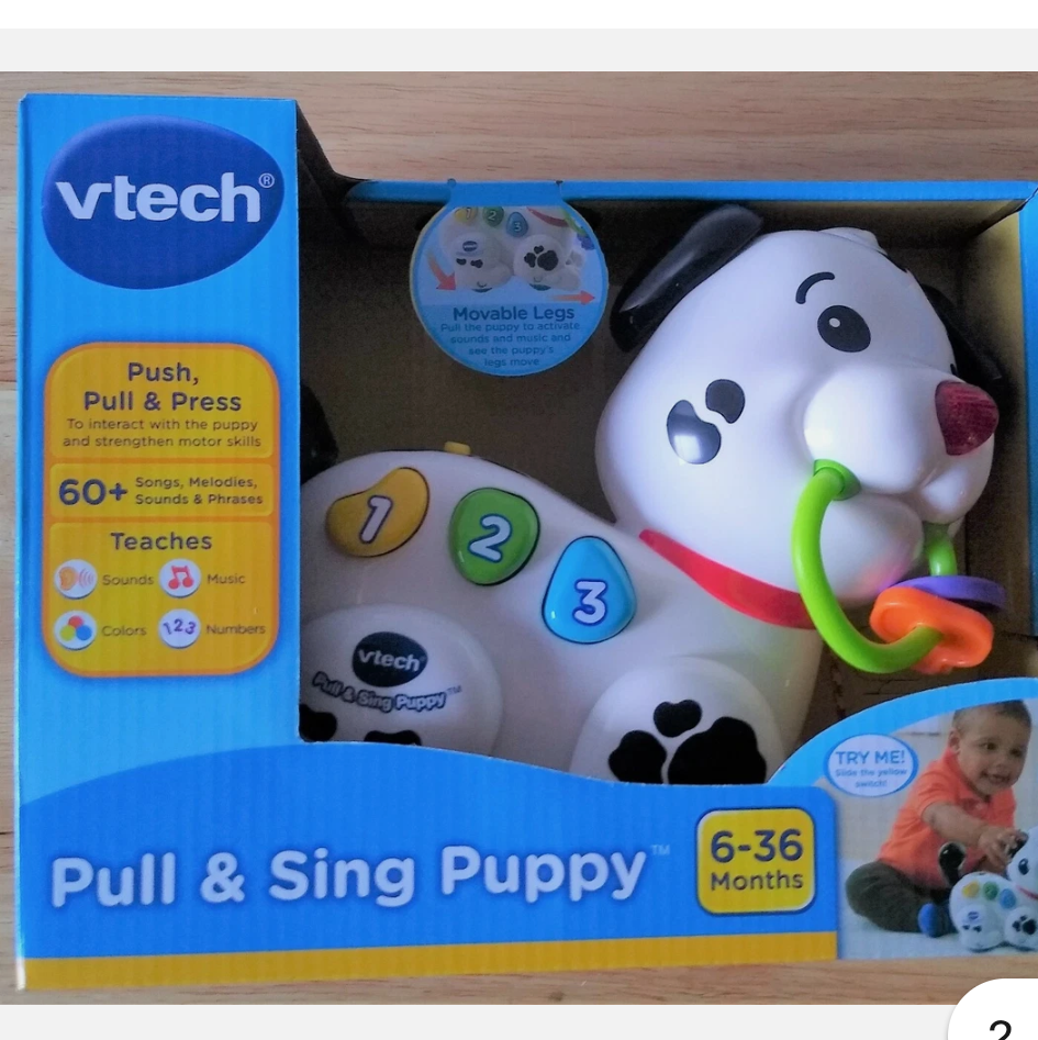 Vtech Pull and Sing Puppy 6-36 Months - NEW