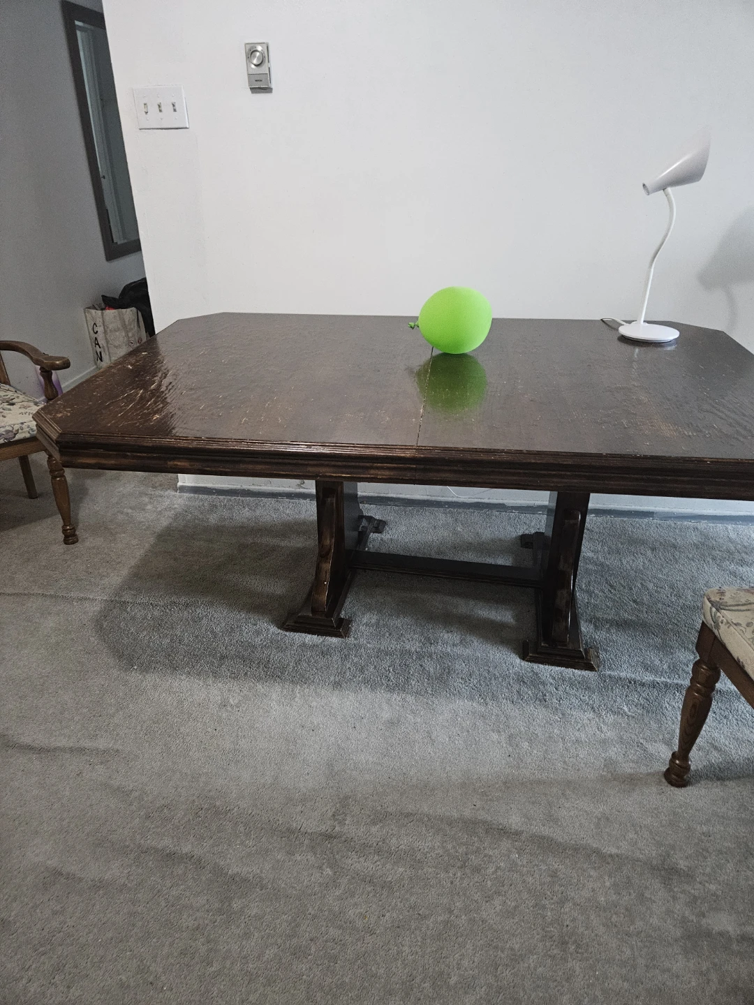 Dark Wood Dining Table