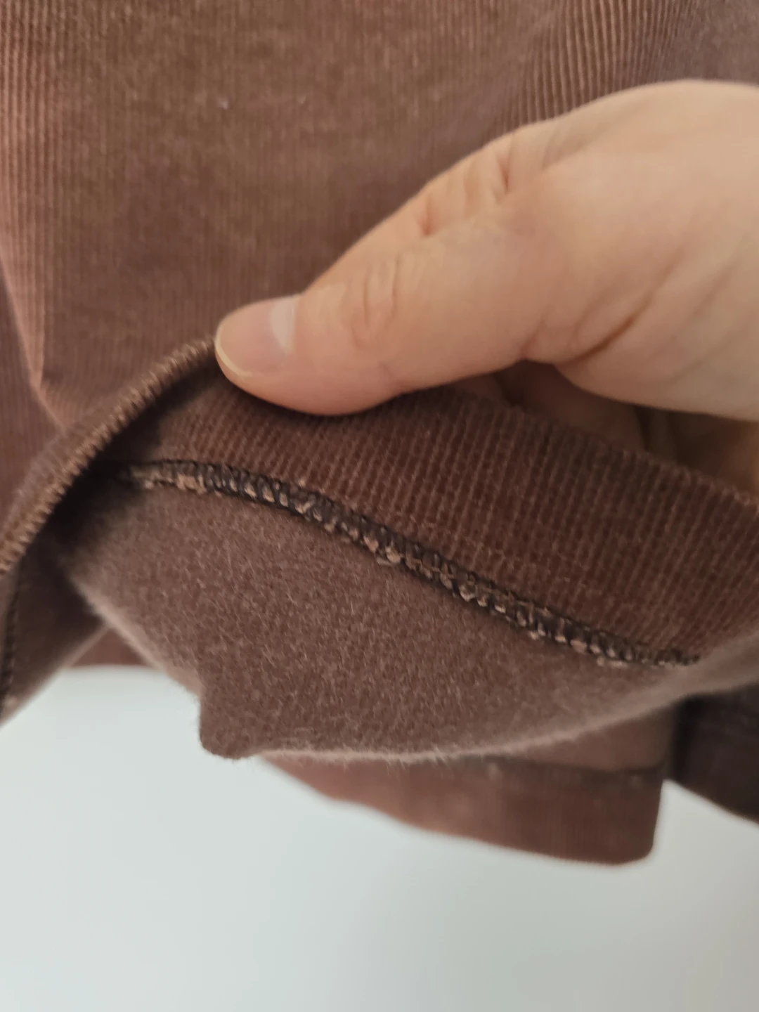 Vintage Brown Corduroy Skirt with Slit exelent conditions - photo 4