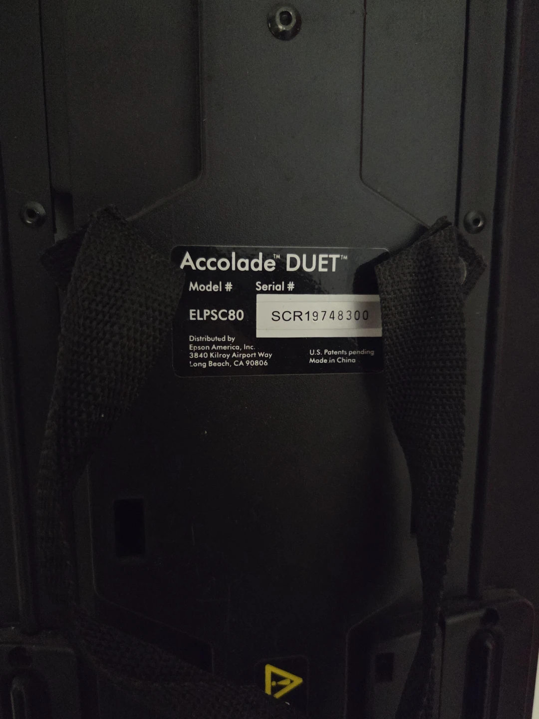 Epson Duet Ultra 80" Portable Projector Screen (ELPSC80) - photo 4
