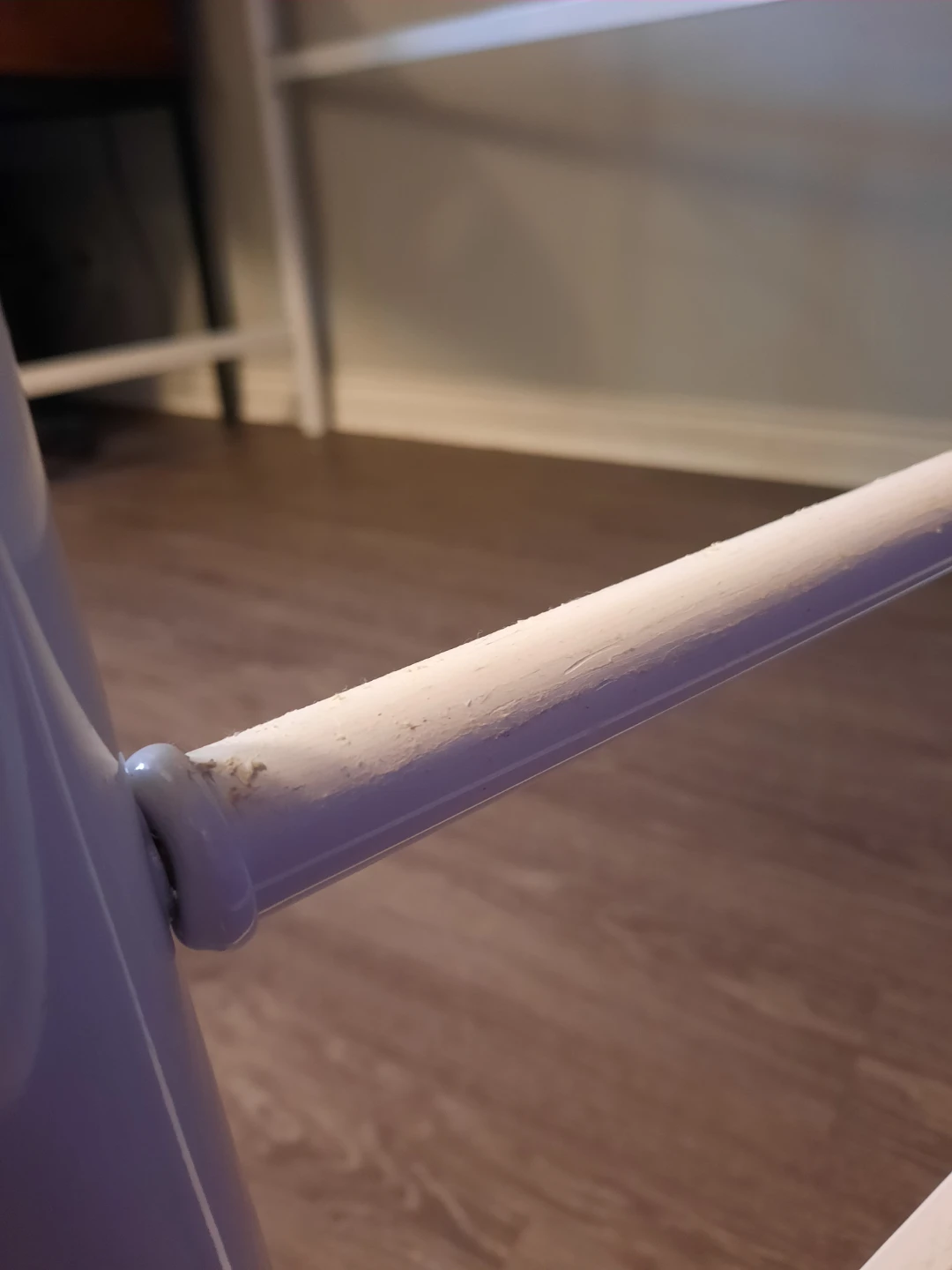 White Twin Loft Bed Frame - photo 5