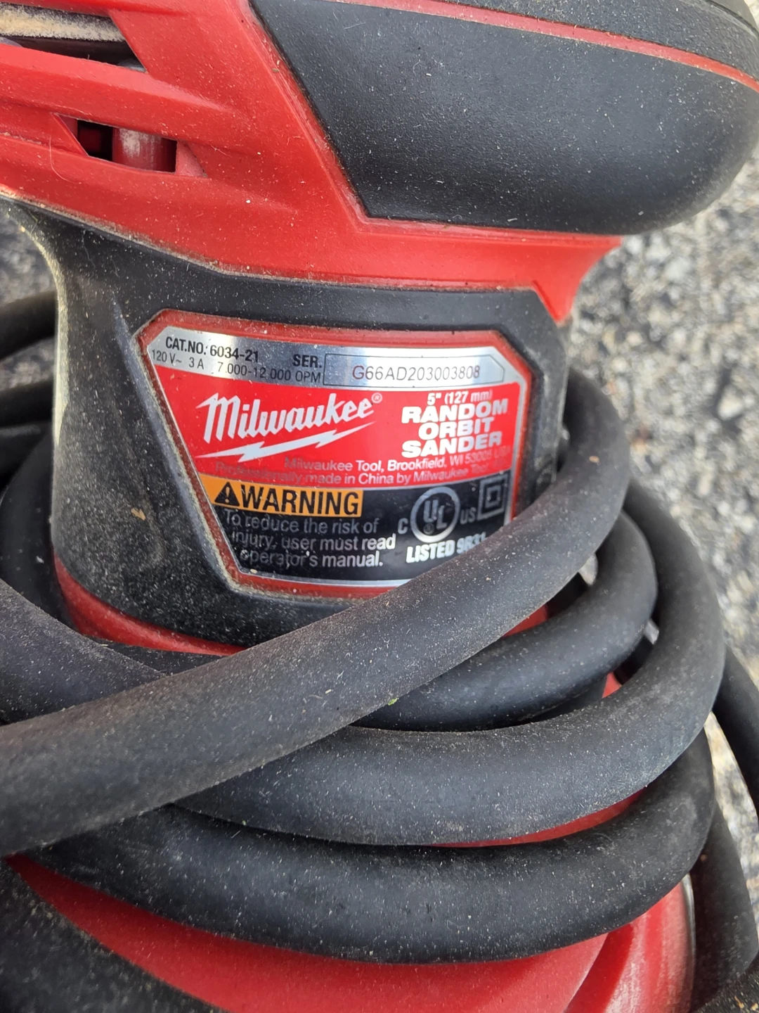 Milwaukee 5" Random Orbit Sander - photo 2