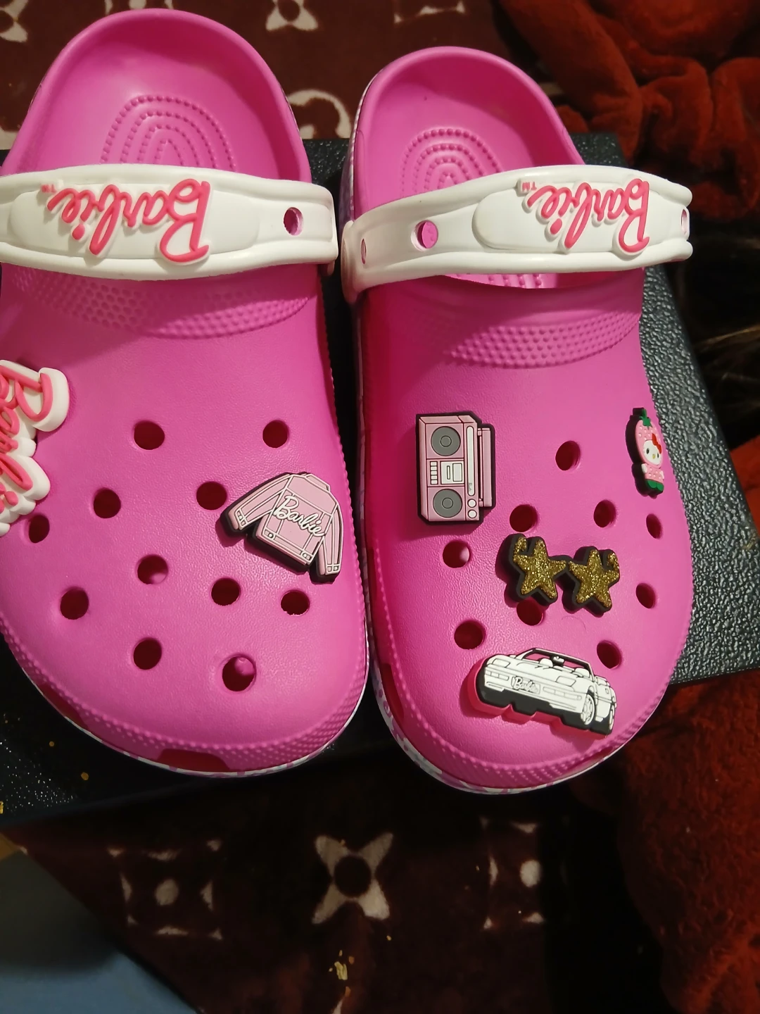 Pink Barbie Crocs - Women's Size 8 / Men's Size 6