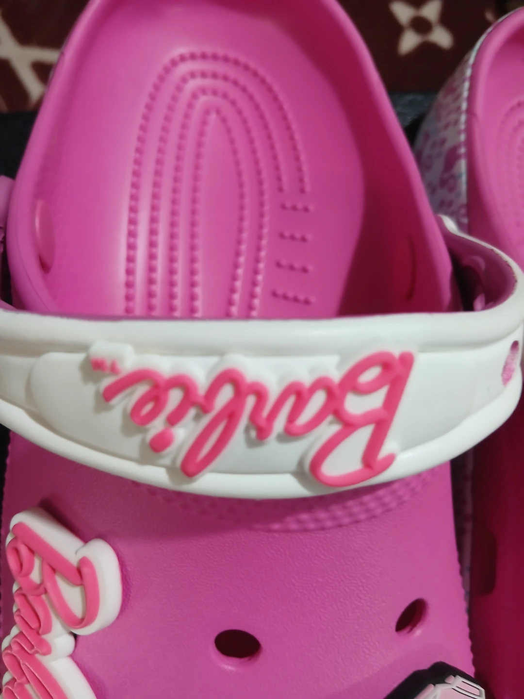 Pink Barbie Crocs - Women's Size 8 / Men's Size 6 - photo 2