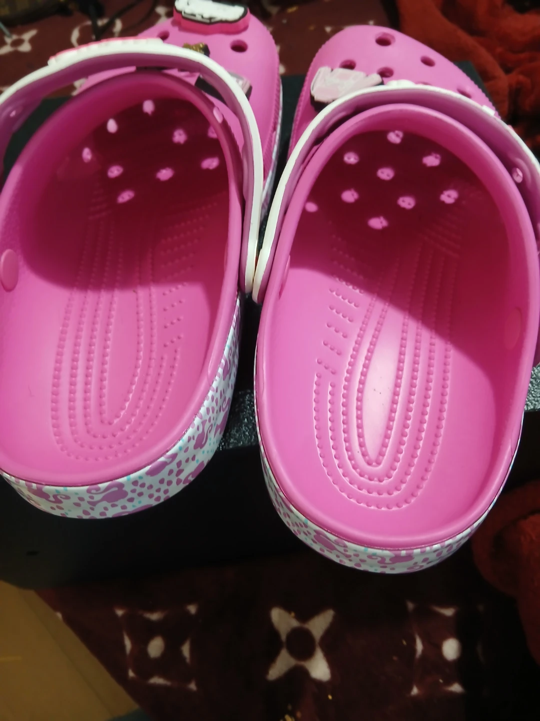 Pink Barbie Crocs - Women's Size 8 / Men's Size 6 - photo 4
