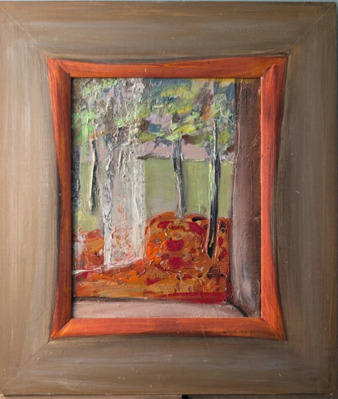 Textured Landscape Oil Painting - photo 4