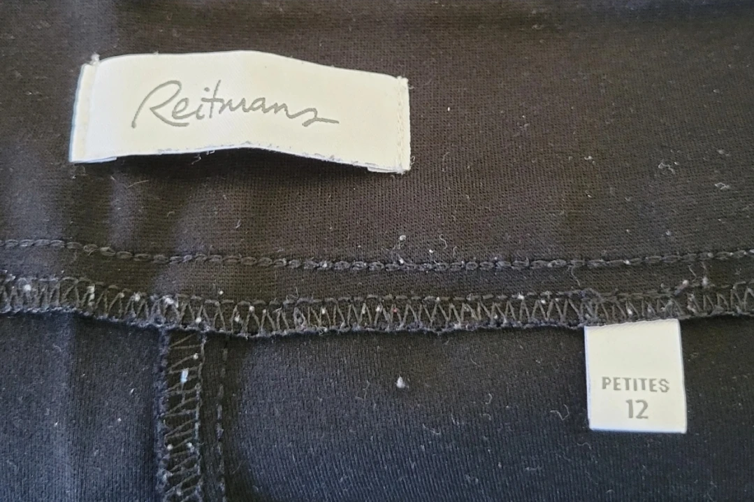 Reitmans - Black Pants - Size 12 Petite - photo 3