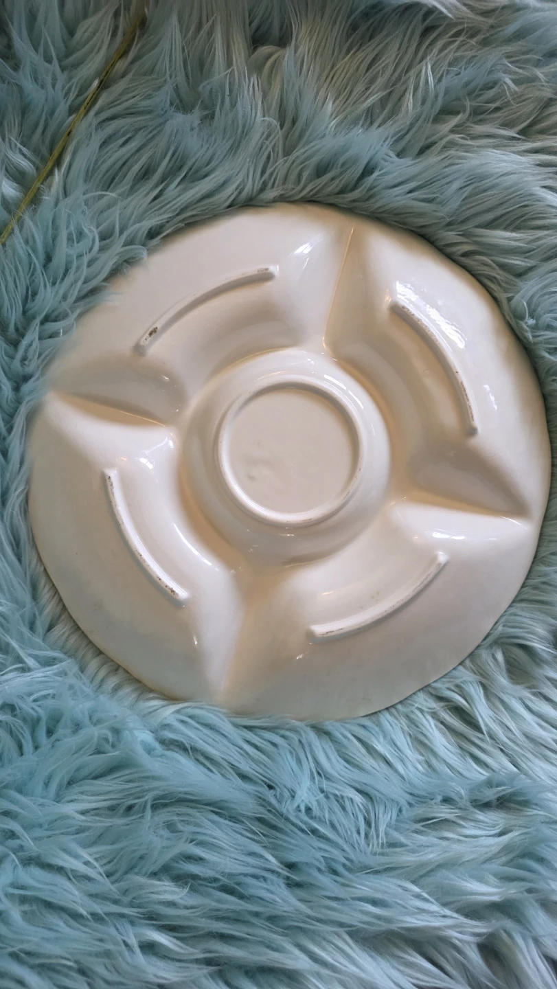 Floral Divided Serving Platter - photo 2