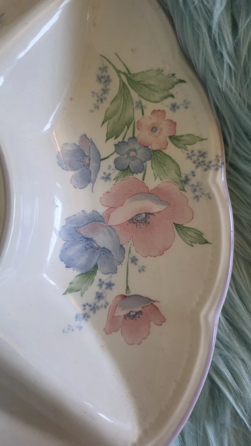 Floral Divided Serving Platter - photo 5